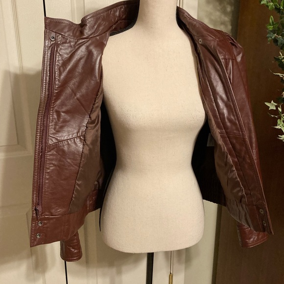Vintage Retro Classic Directions genuine leather coat - Picture 4 of 6